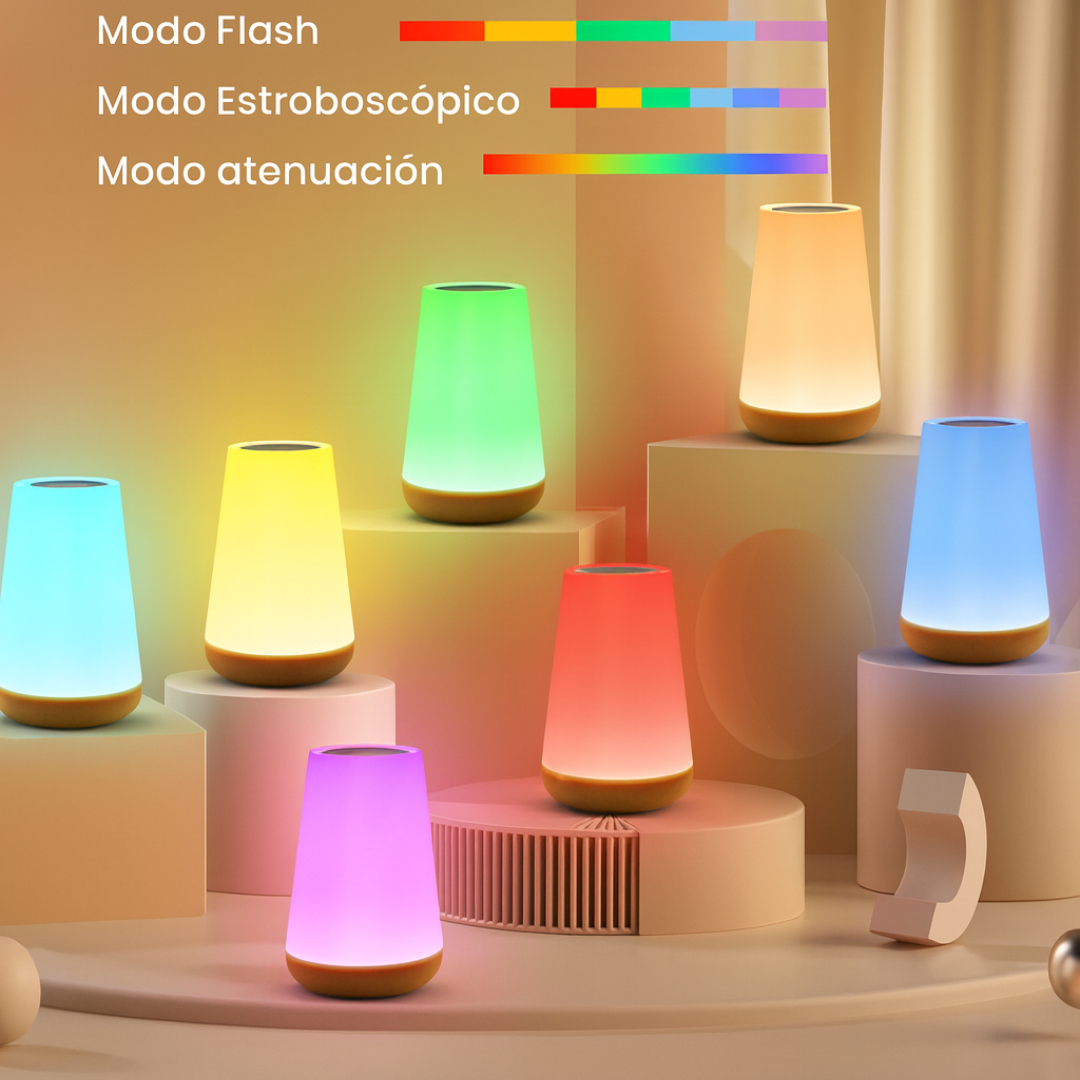 NightNest Lampara LED RGB Touch
